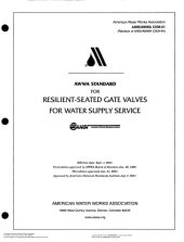 book AWWA standard for resilient-seated gate valves for water supply service