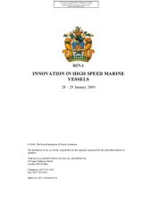 book Innovation in High Speed Marine Vessels : 28-29 January 2009