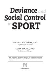 book Deviance and social control in sport