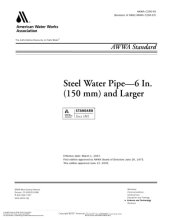 book AWWA standard for steel water pipe 6 in. (150 mm) and larger