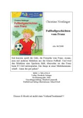 book Fussballgeschichten vom Franz