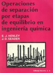 book Operaciones de separación por etapas de equilibrio en ingeniería química