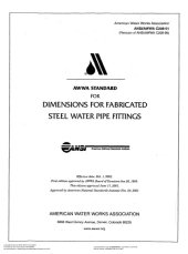 book AWWA standard for dimensions for fabricated steel water pipe fittings