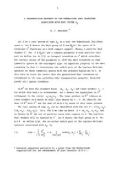 book Miniconferences on Harmonic Analysis and Operator Algebras : Canberra, 5-8 August and 2-3 December 1987