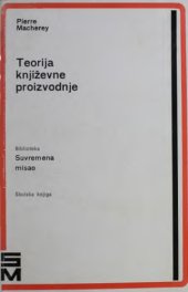 book Teorija književne proizvodnje