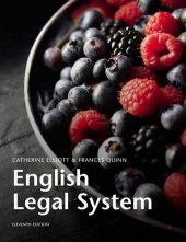 book English Legal System