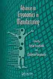 book Advances in Ergonomics in Manufacturing