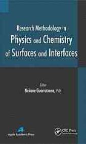 book Research methodology in physics and chemistry of surfaces and interfaces