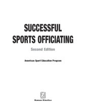 book Successful sports officiating