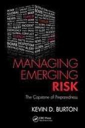 book Managing Emerging Risk: The Capstone of Preparedness