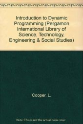 book Introduction to Dynamic Programming