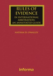 book Rules of Evidence in International Arbitration: An Annotated Guide