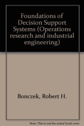 book Foundations of Decision Support Systems