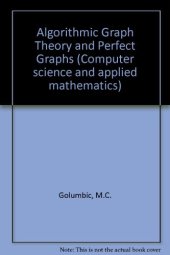 book Algorithmic Graph Theory and Perfect Graphs