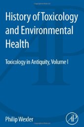 book History of Toxicology and Environmental Health