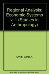 book Regional Analysis. Economic Systems