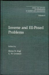 book Inverse and Ill-Posed Problems