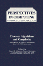 book Discrete Algorithms and Complexity. Proceedings of the Japan–US Joint Seminar, June 4–6, 1986, Kyoto, Japan