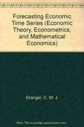 book Forecasting Economic Time Series