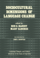 book Sociocultural Dimensions of Language Change