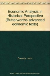 book Economic Analysis in Historical Perspective