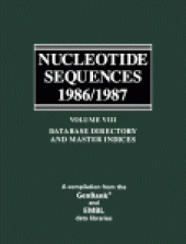 book Database Directory and Master Indices. Nucleotide Sequences 1986/1987, Volume 8