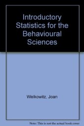 book Introductory Statistics for the Behavioral Sciences