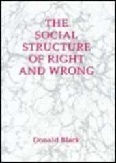 book The Social Structure of Right and Wrong