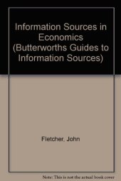 book Information Sources. Economics