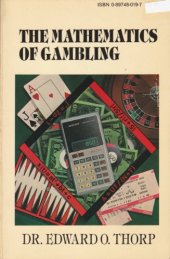 book The mathematics of gambling