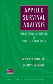 book Applied Survival Analysis: Regression Modeling of Time to Event Data