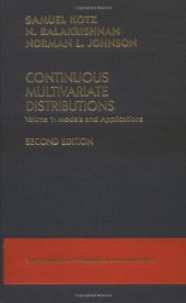 book Continuous multivariate distributions