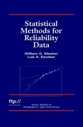 book Statistical Methods for Reliability Data