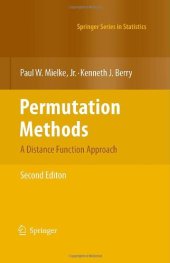 book Permutation methods: A distance function approach