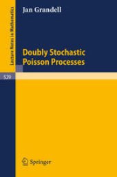 book Doubly Stochastic Poisson Processes