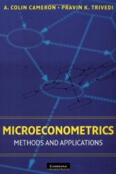 book Microeconometrics. Methods and applications