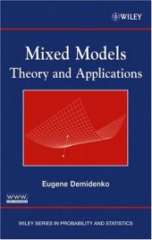 book Mixed Models: Theory and Applications