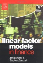 book Linear factor models in finance