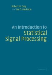 book An Introduction to Statistical Signal Processing