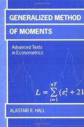 book Generalized method of moments