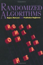 book Randomized algorithms