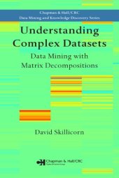 book Understanding complex datasets: data mining with matrix decompositions