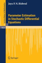 book Parameter estimation in stochastic differential equations