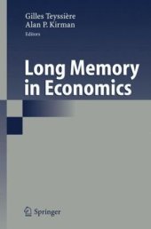 book Long memory in economics