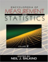 book Encyclopedia of Measurement and Statistics