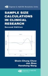 book Sample size calculations in clinical research