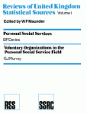 book Personal Social Services. Reviews of United Kingdom Statistical Sources