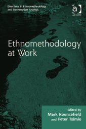 book Ethnomethodology at Work