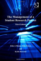 book The Management of a Student Research Project