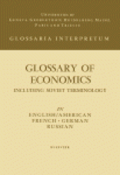 book Glossary of Economics. Including Soviet Terminology